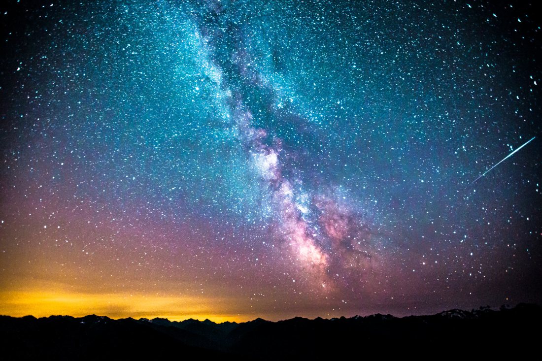 hurricane ridge stars olympic national park washington