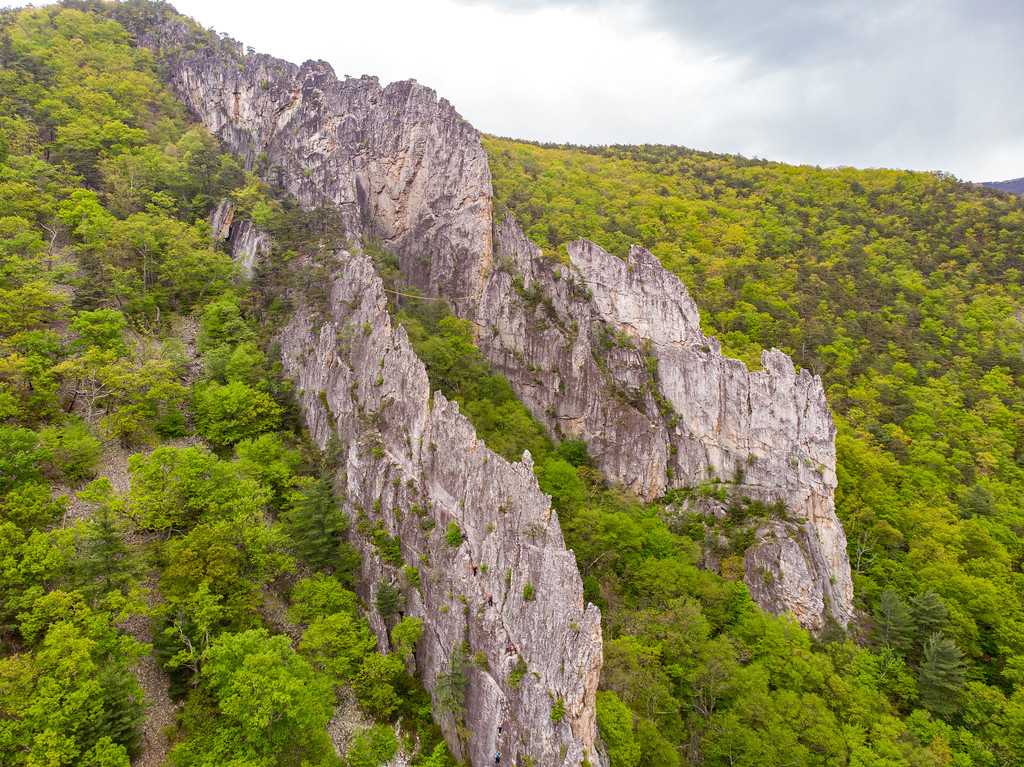 Rock fins in West Virginia