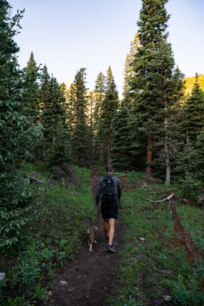 Blue Lakes Trail in Colorado