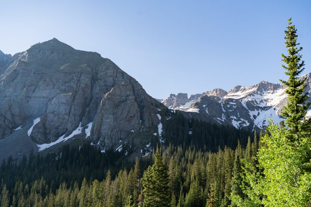 Blue Lakes Trail in Colorado