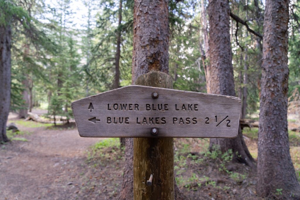 Blue Lakes Trail