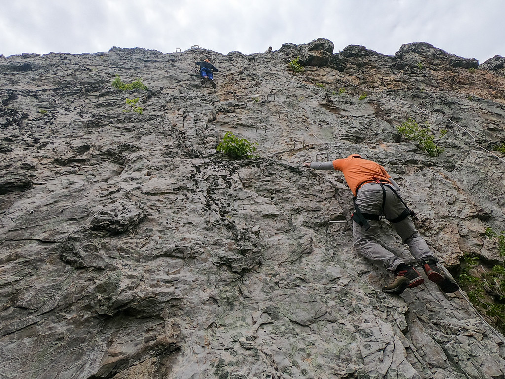 Via ferratsa climb