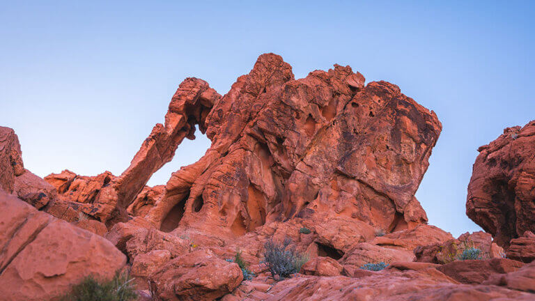 valley of fire elephant rock