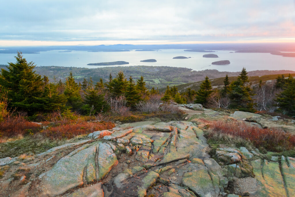 Cadillac Mountain at Acadia National Park