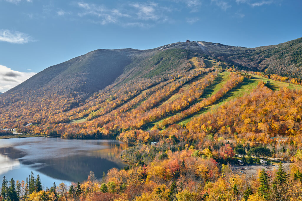 Franconia Notch State Park in New Hampshire.