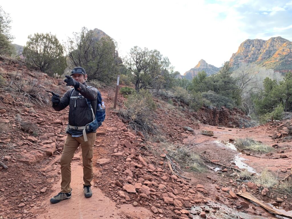 Sedona hike guide, Jason.