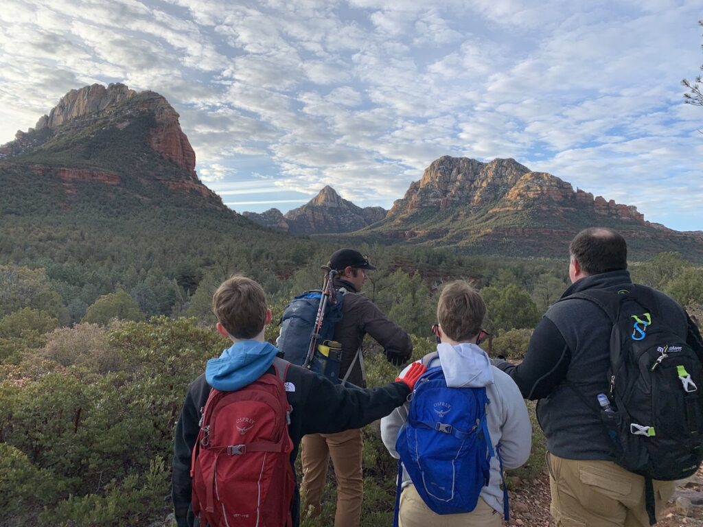 Crowd-less hike in Sedona.