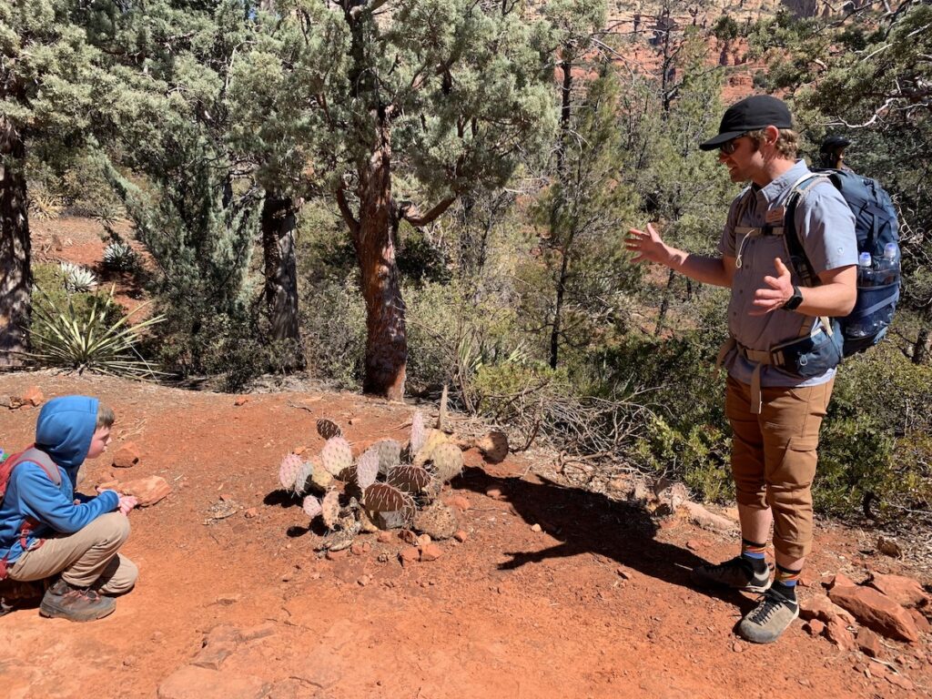 Appreciating the land in Sedona.