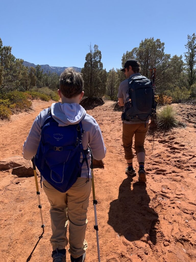 Jason leading the hike.