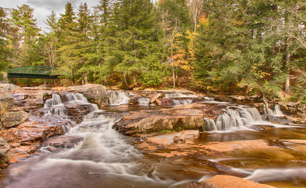 Jackson Falls in Jackson, New Hampshire.