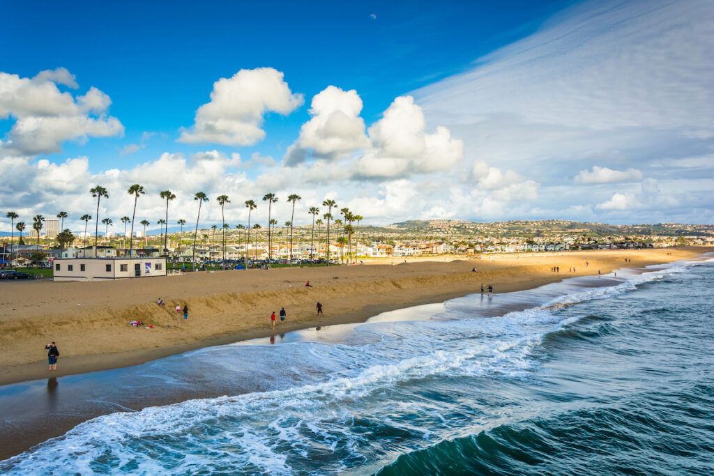 View of Newport Beach from Balboa Pier