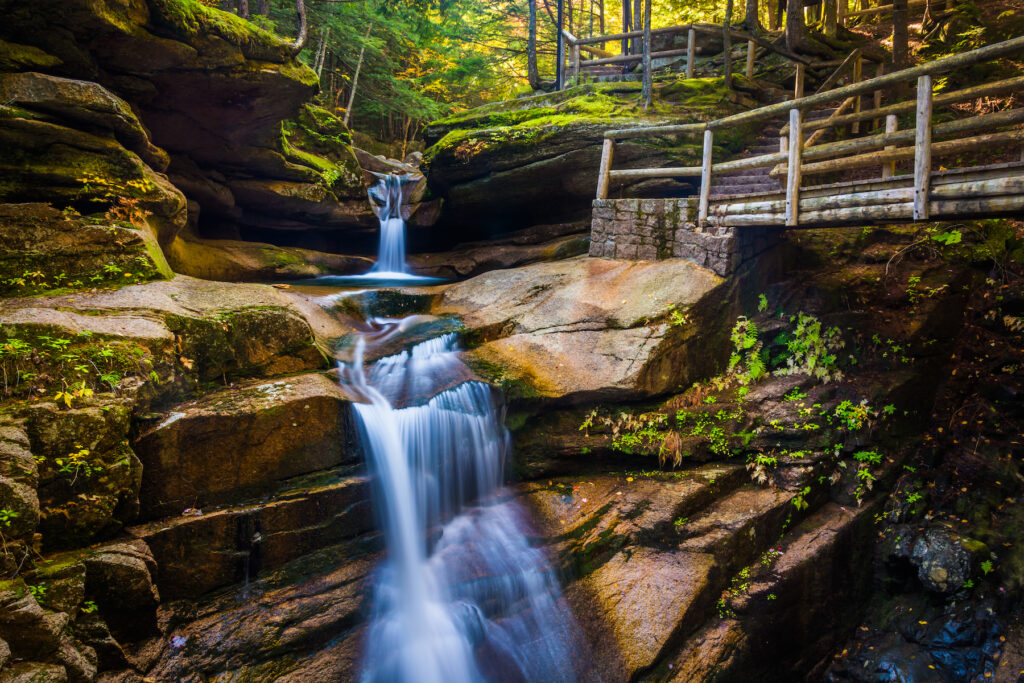 Sabbaday Falls in New Hampshire.