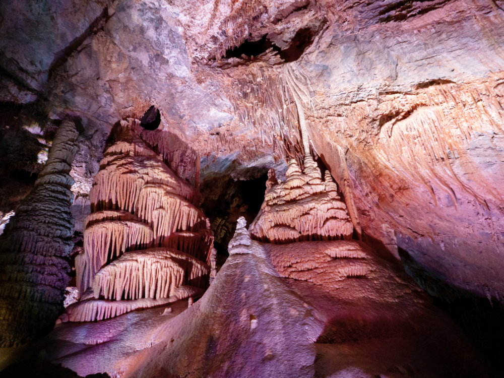 Majestic hundred million years old limestone formation at Lewis and Clark Caverns is one of the best things to do in Montana