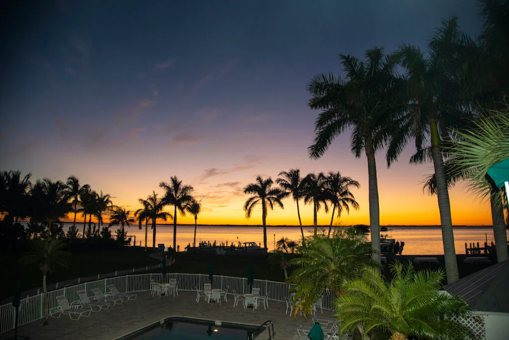 Sunset over Pine Island, Florida