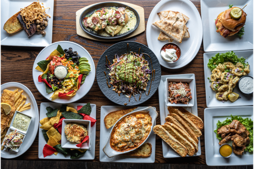 Tablel Full of Different Foods