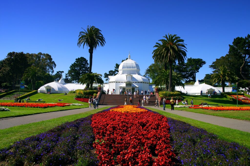 The San Francisco Botanical Garden in San Francisco, California