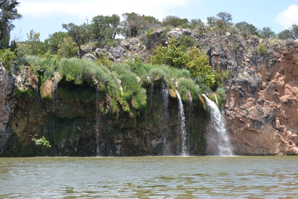 Fall Creek Falls waterfall on Lake Buchanan