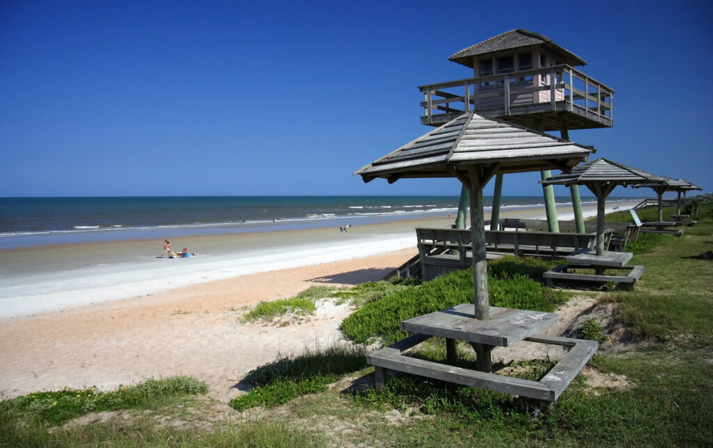 Watchtower on Flagler Beach in Florida