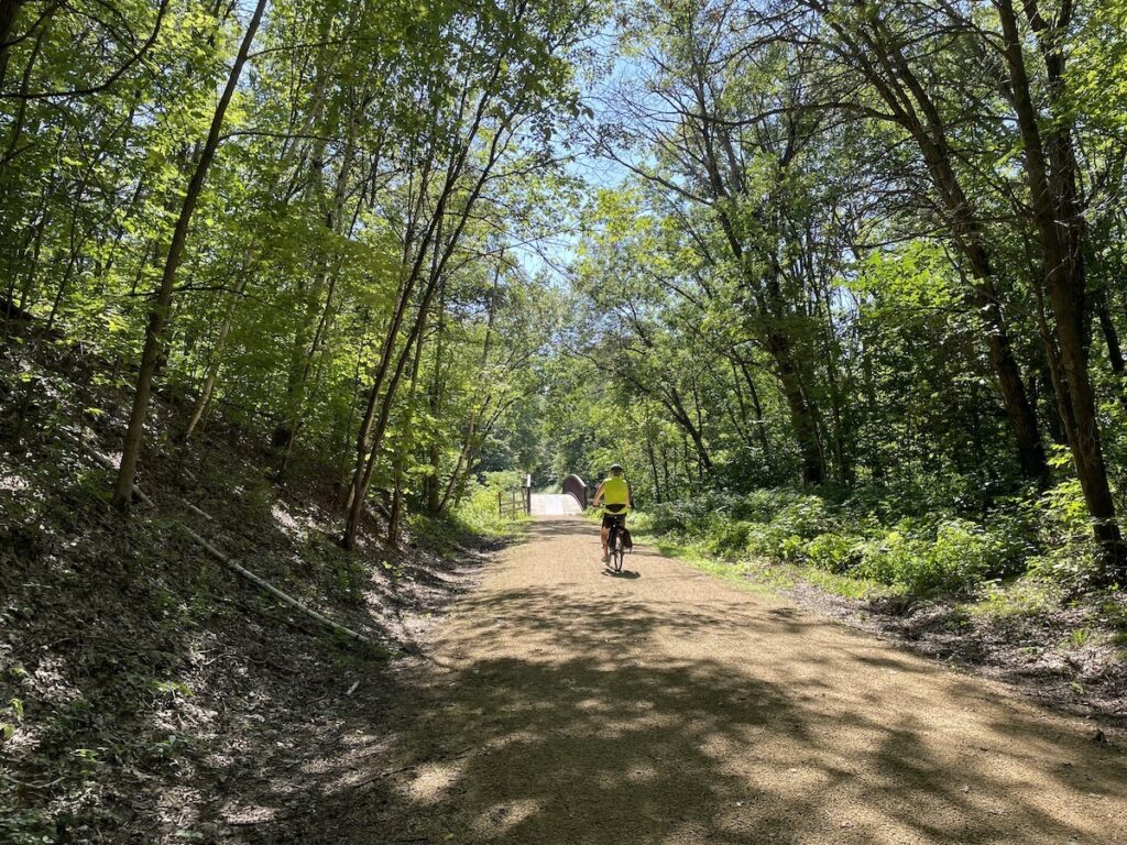 A beautiful summer day on the Gandy Dancer Trail