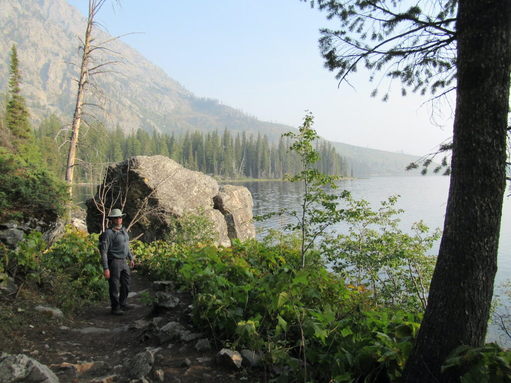 The hike to Hidden Falls; Grand Teton National Park