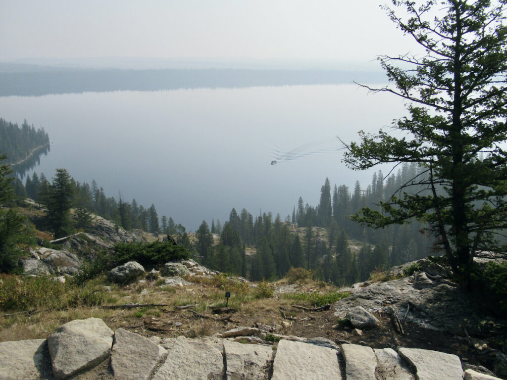 View of the lake from Inspiration Point