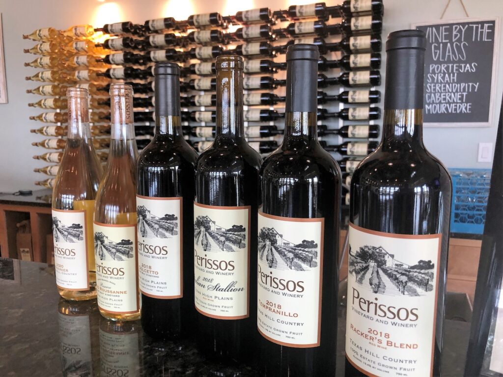 Selection of wines from Perissos Vineyard and Winery
