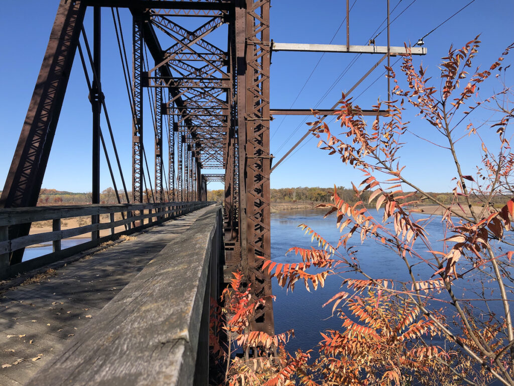 Bridge on the Red Cedar State Trail, Downsville