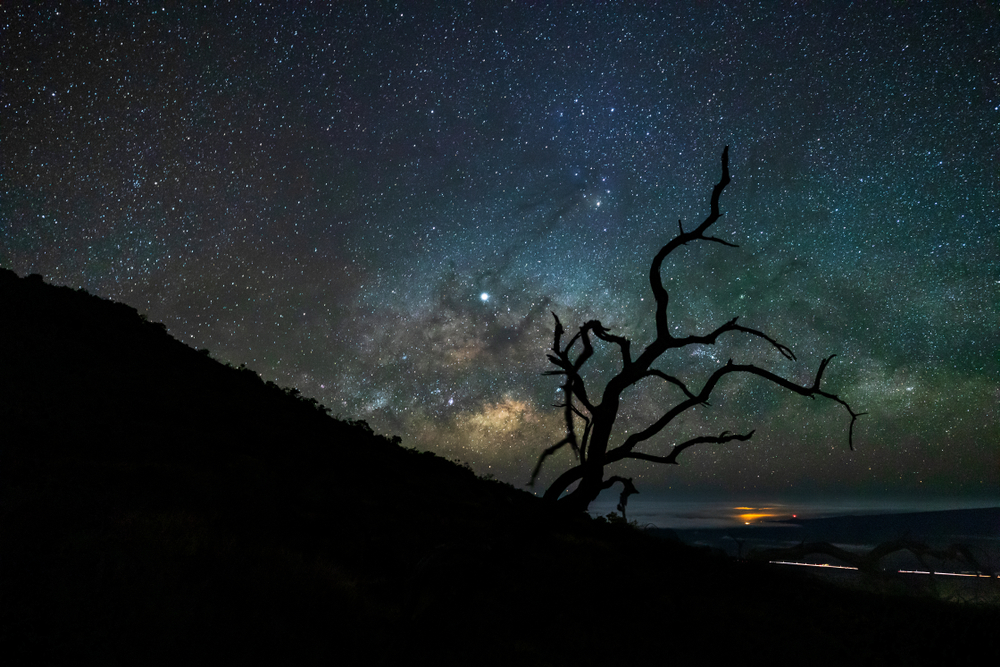stargazing on Mauna Kea volcano on the island of Hawaii