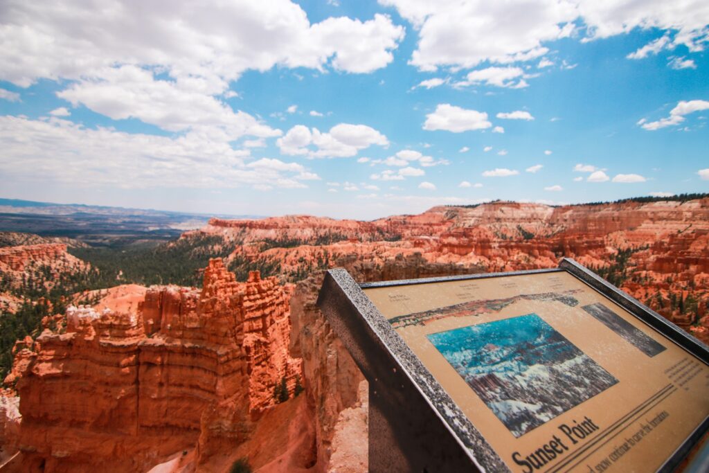 Sunset Point To Sunrise Point Trail at Bryce Canyon.